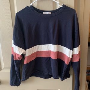 Large comfy crop top. Perfect for a lazy day when you still want to look cute